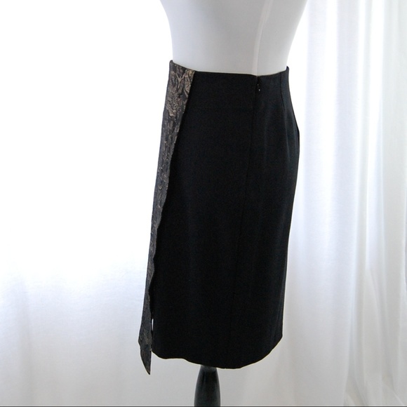SALE -- Brocade Metallic Knit Pencil Skirt (NWT) - Picture 7 of 8